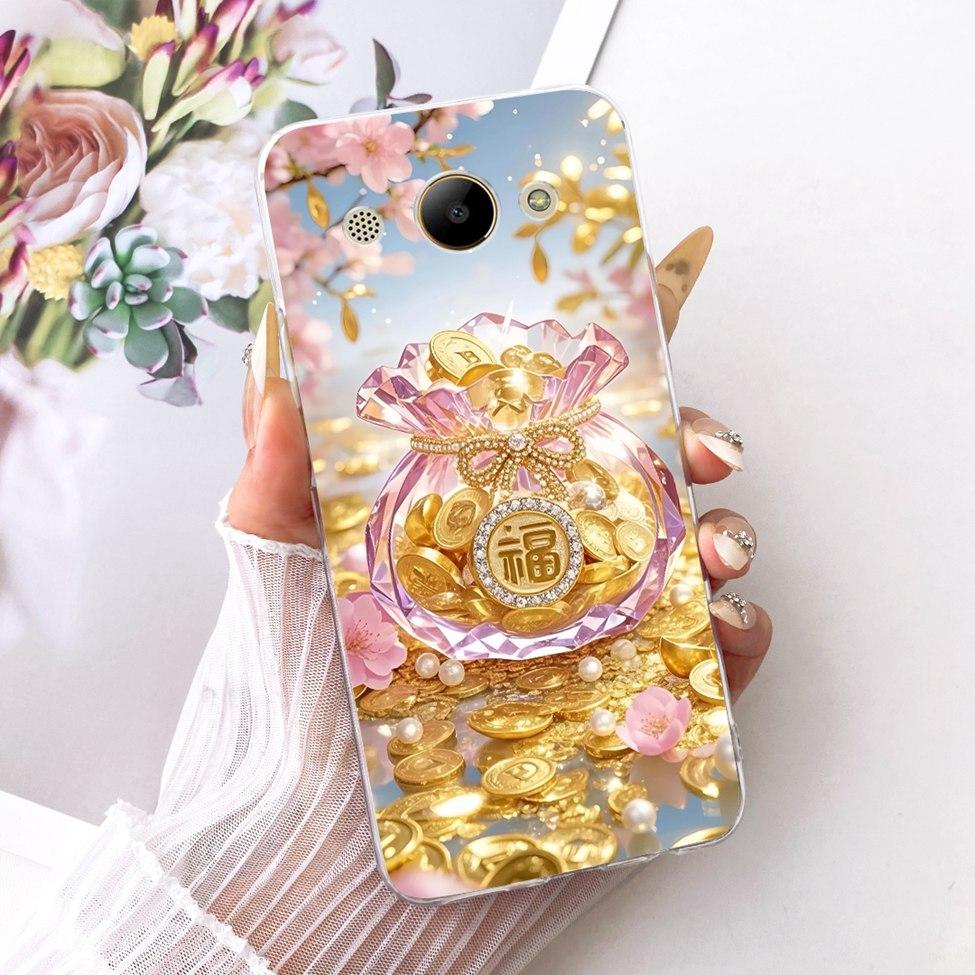 Casing For Huawei Y3 2018 Cover For Huawei Y3 2017 Case Aesthetic Luxury Cute Cat Fashion Butterfly Funny Painted Casing
