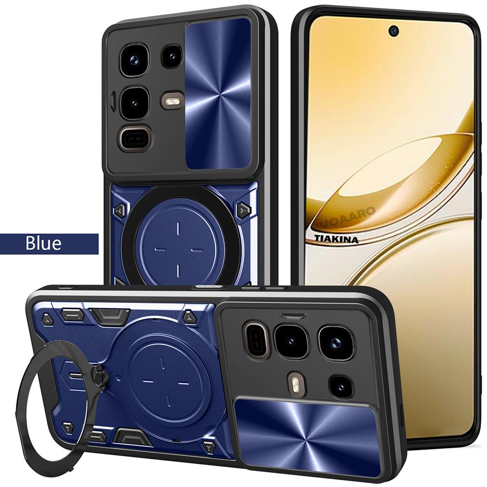 Husă Slide Lens Armor pentru Infinix Note 50X 5G Husă pentru Infinix Note 50 Pro 4G Plus 5G Husă Suport Inel Magnetic