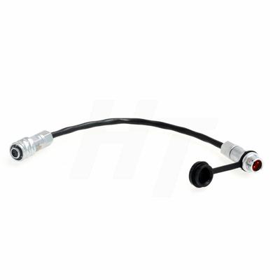 HangTon BMPCC 4K 6K Pro Weipu 2 Pin Male To Female Extension Power Cable Blackmagic Design Pocket Cinema Camera (10cm)