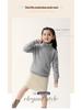 Children's 100% Pure Wool High Turtleneck Sweater - Autumn & Winter Pullover for Boys and Girls