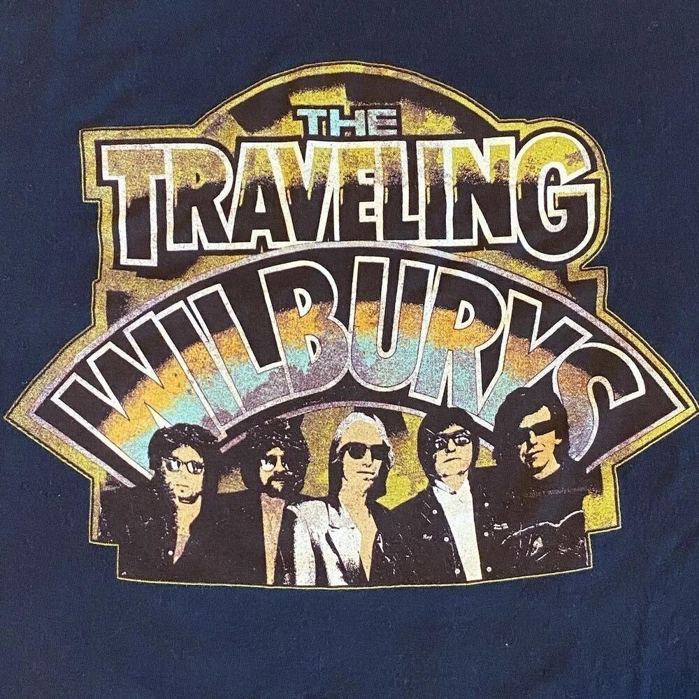 The Traveling Wilburys Band Country Music Navy  Gift Fans BL1646 Unisex T-Shirt M