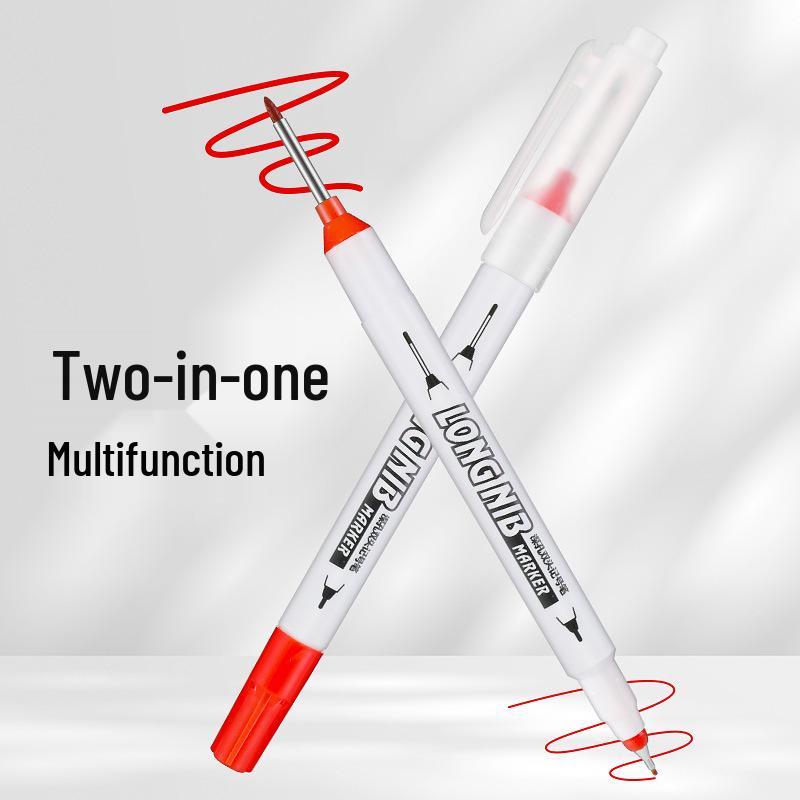Wannian Sheng Double Head Deep Hole Waterproof Woodworking Marker