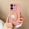 Phone Case For Redmi Note 13 Pro 4G 5G Elegant Letter Soft Liquid Silicone Full Coverage Protector For Redmi Note13 13Pro Fundas