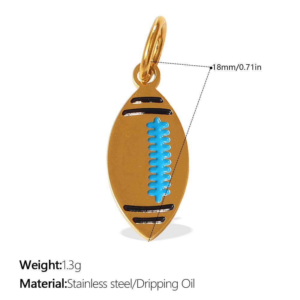 European and American Fun Shape Oil Drop Pendant Vehicle Sports Elements Colorful Color Scheme Personalized DIY Pendant