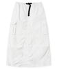Brown Bless W Tag Puckering Nylon Skirts - Ivory