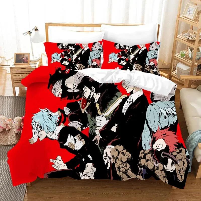 My Hero Academia 3D Printed Duvet Case Pillowcase Bedding Set Twin Full King for Kids Adults Bedroom