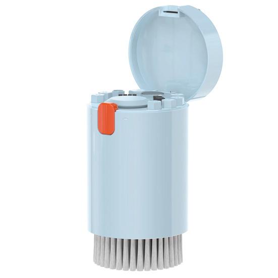 

Набор для чистки клавиатуры компьютера, спрей для чистки экрана ноутбука, компактный портативный 20-в-1 синий