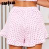 GMXIA Summer Short-sleeved Shorts Two-piece Loungewear Women's Loose Comfortable Suit