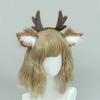 Cute Plush Antler Headband Fashion Cosplay Deer Ear Head Hoop Lolita Hair Bands Holiday Party Christmas Women Hair Accessories
