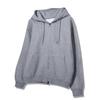Rocked Garage [Unisex] Oversized Two-Way Zip-Up Hoodie (Fleece-Lined)
