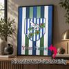 Custom Name West Bromwich Albion FC 5D Diamond Painting Personalized Full Drill Diamond Art Kit Gift