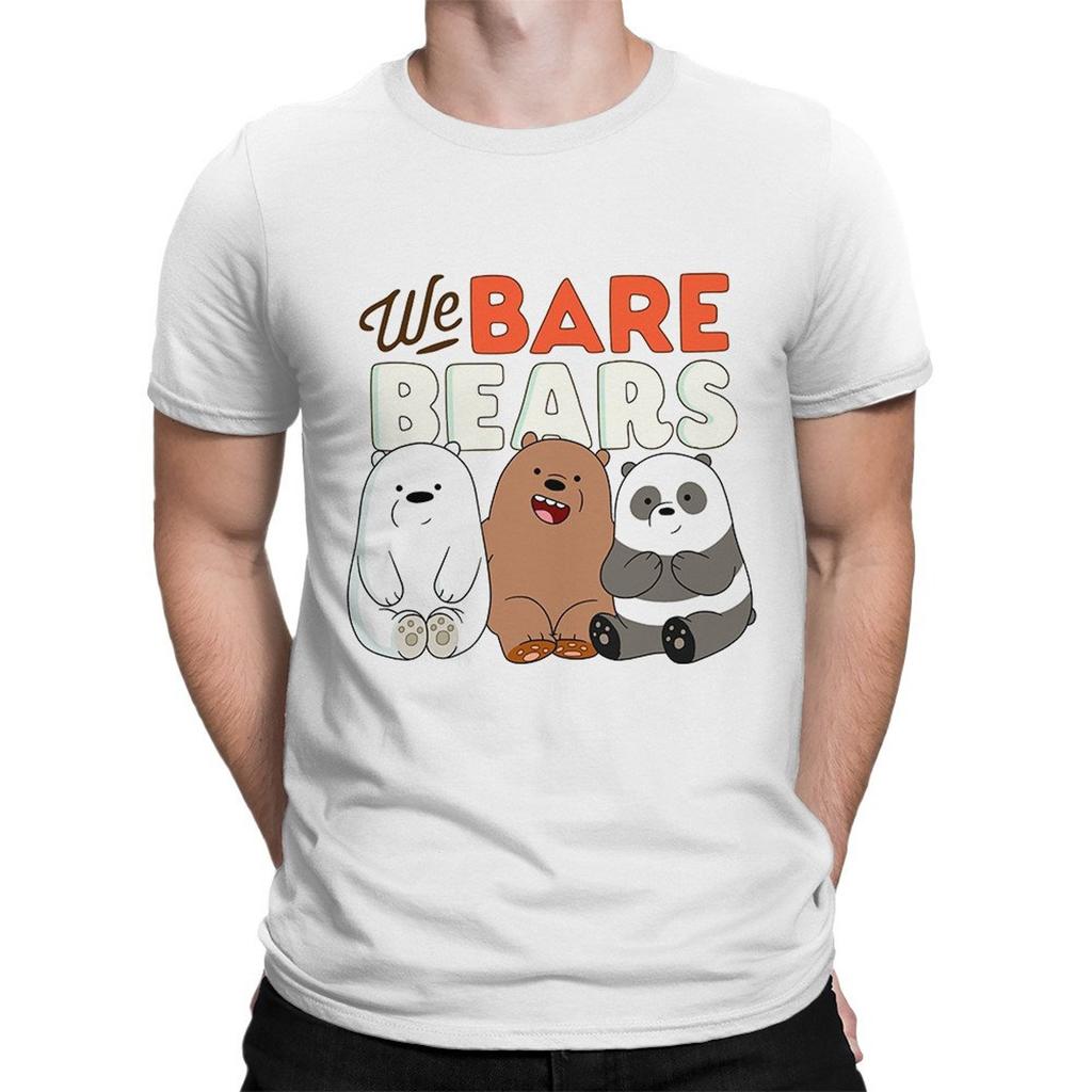 T-shirt da uomo We Bare Bears / Maglietta 100% Cotone / Uomo Donna Tutte le Taglie (yw-329)