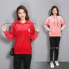 Women's Sweatshirt Gold Velvet Spring and Autumn Hooded Long-sleeved Tops Fashionable and Trendy Korean Style Loose Student Bottoming Shirt