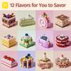 ToylinX Cake Blocks Toys 12 Types Plastic Cute Dessert Toys Model Building Blocks Girls Birthday Gift For Boys Girls and Friends