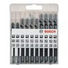 Lames de scie sauteuse - BOSCH - Lot de 10 - Bois