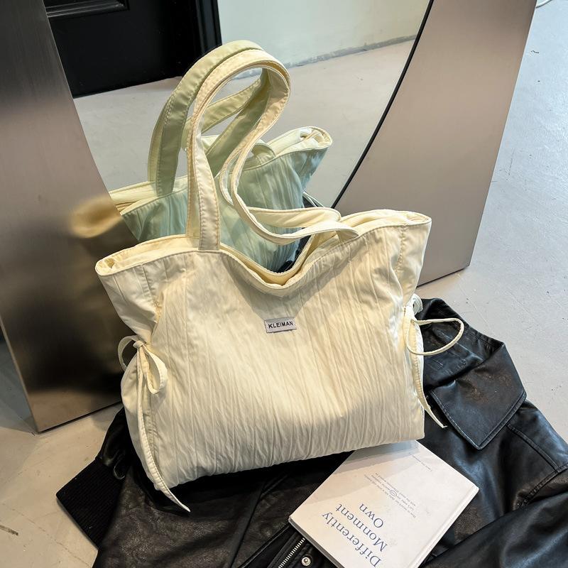 Versatile Lazy Folded Shoulder Bag Women's Crossbody Large Capacity Casual Class Tote Bag