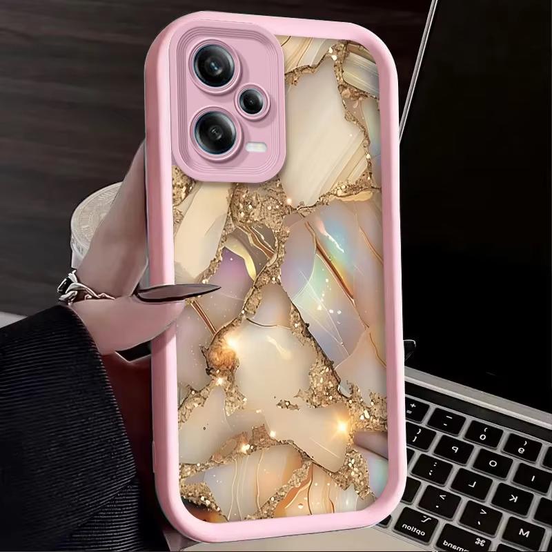 Luxury Golden Marble Pattern Phone Case For Redmi Note 13 12 Pro Plus 5G 13 12 Pro 4G 5G 11 10 Pro 12S 5G 11S 10S Redmi 13C 125G