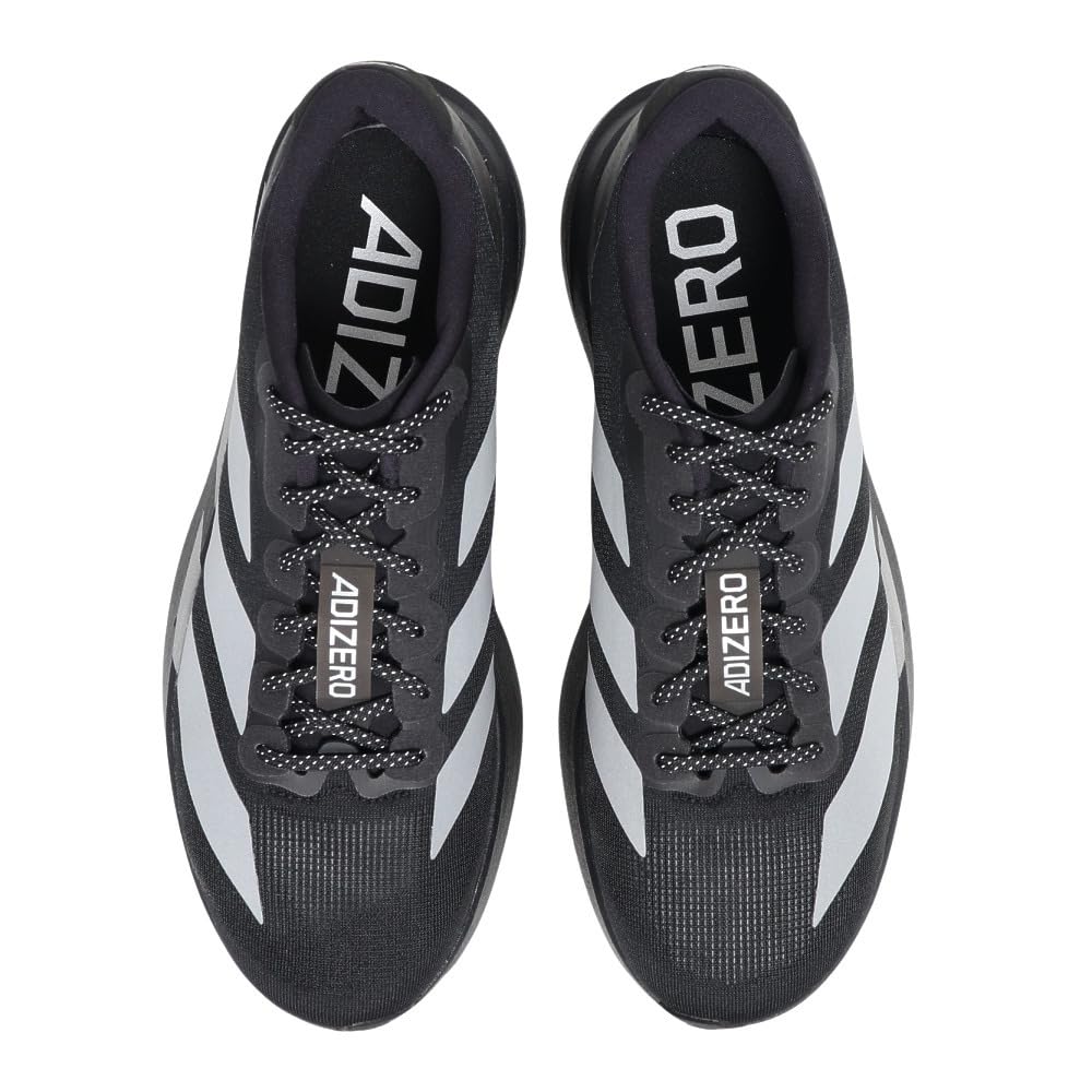 Adidas Adizero EVO SL Running Training Club Black and KJ1365 Sneakers and Shoes, Shoes, Activities, Silver, (Black Silver/Size 26.0/Men's)
