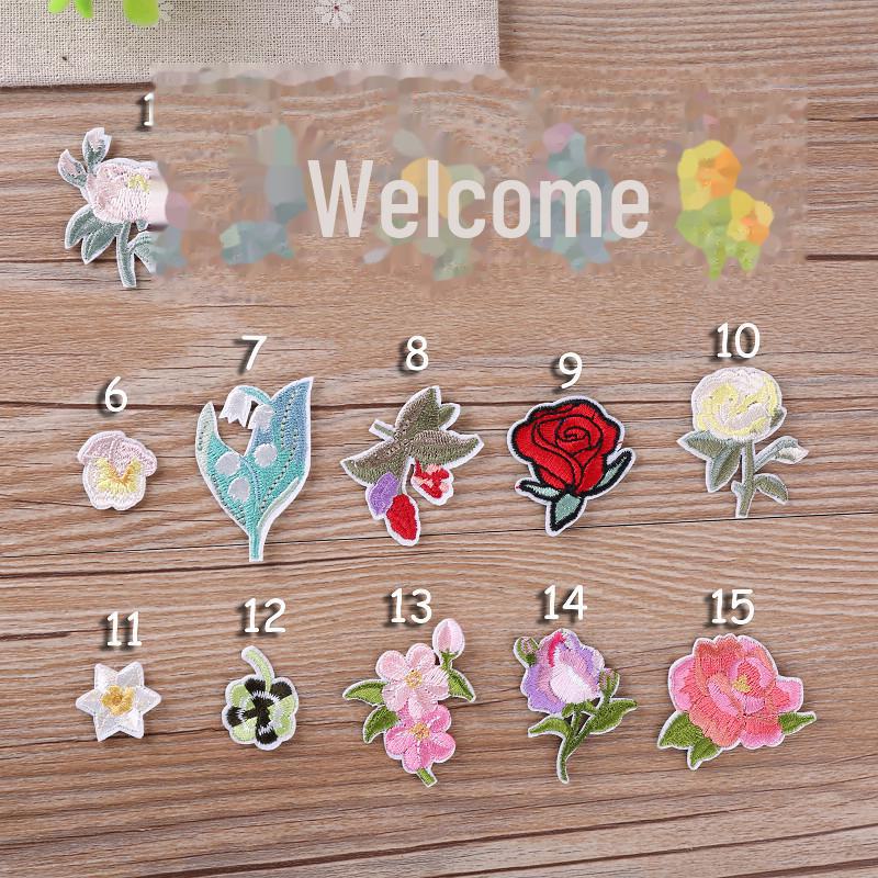 

Изысканная японская цветочная вышитая нашивка для ремонта и украшения одежды