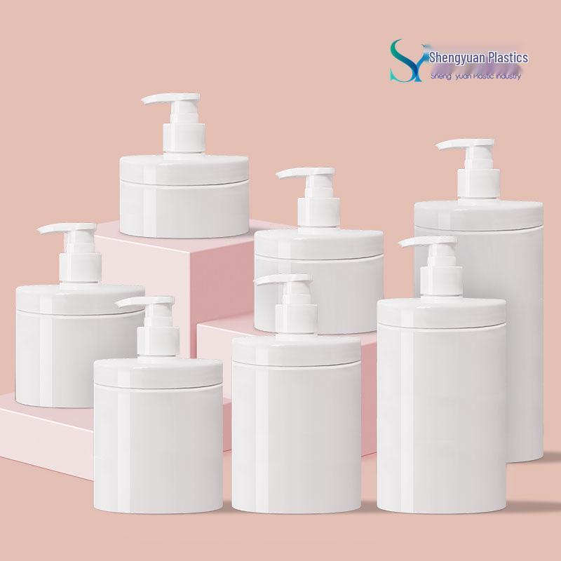 In-stock PET Wide-Mouth Bottle for Shower Gel, Shampoo, Hand Sanitizer, Lotion, or Cream. 200ml PET Wide-mouth Lotion Pump Bottle