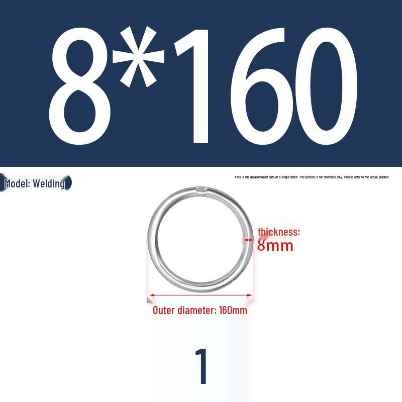 304 Stainless Steel Seamless O-Ring for Lifting and Hammock Yoga Connection