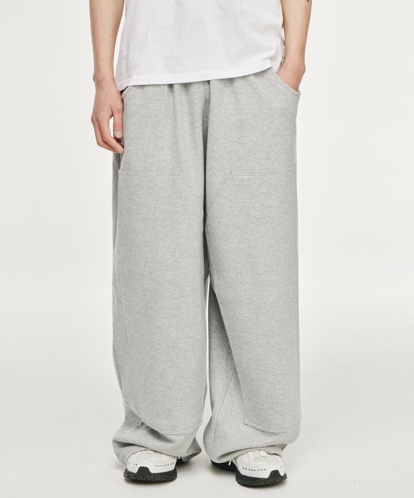SIGNATURE Double Knee Training Pants [Melange Grey]