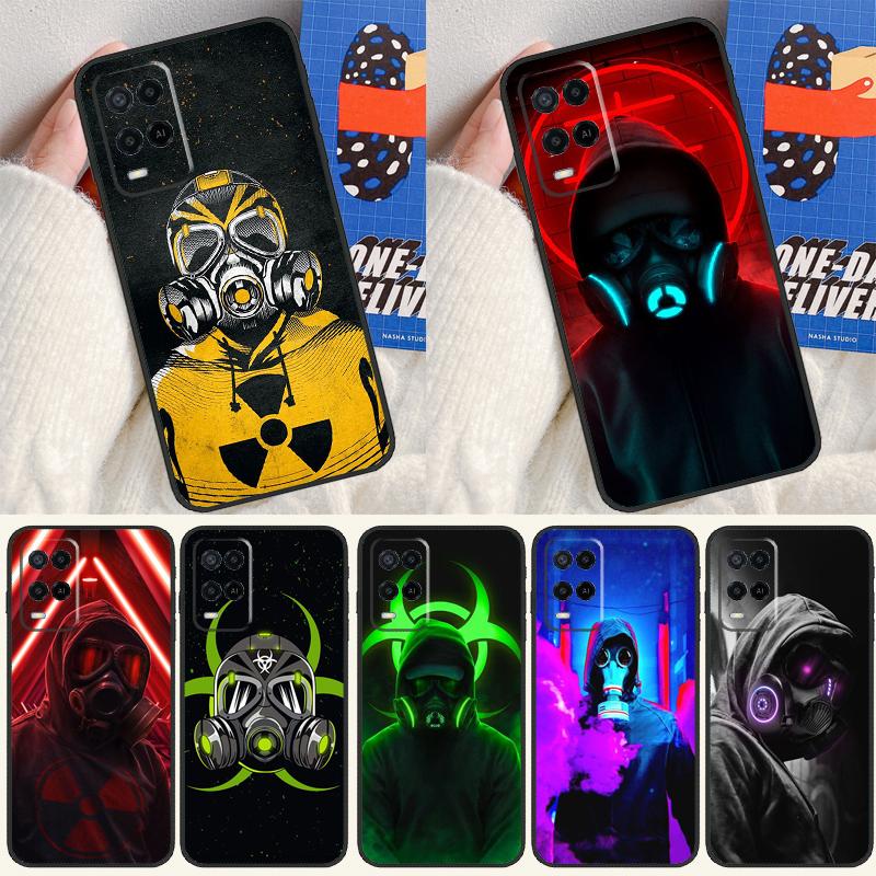 Nuclear Mask Gas Mask For Oppo A74 A94 A54 A80 A78 A98 A40 A60 A18 A38 A58 A15 A17 A77 A57S A16 A76 A96 Phone Case