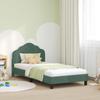 Kids Bed Frame with Headboard Sea Green 80 x 200 cm Velvet