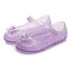 [sunyhom] Children's Shoes Sandals Princess Shoes Girls Kids Shoes Rapunzel Kids Light-up Elsa Halloween Cosplay Rubber Sandals Glass Slippers Easy