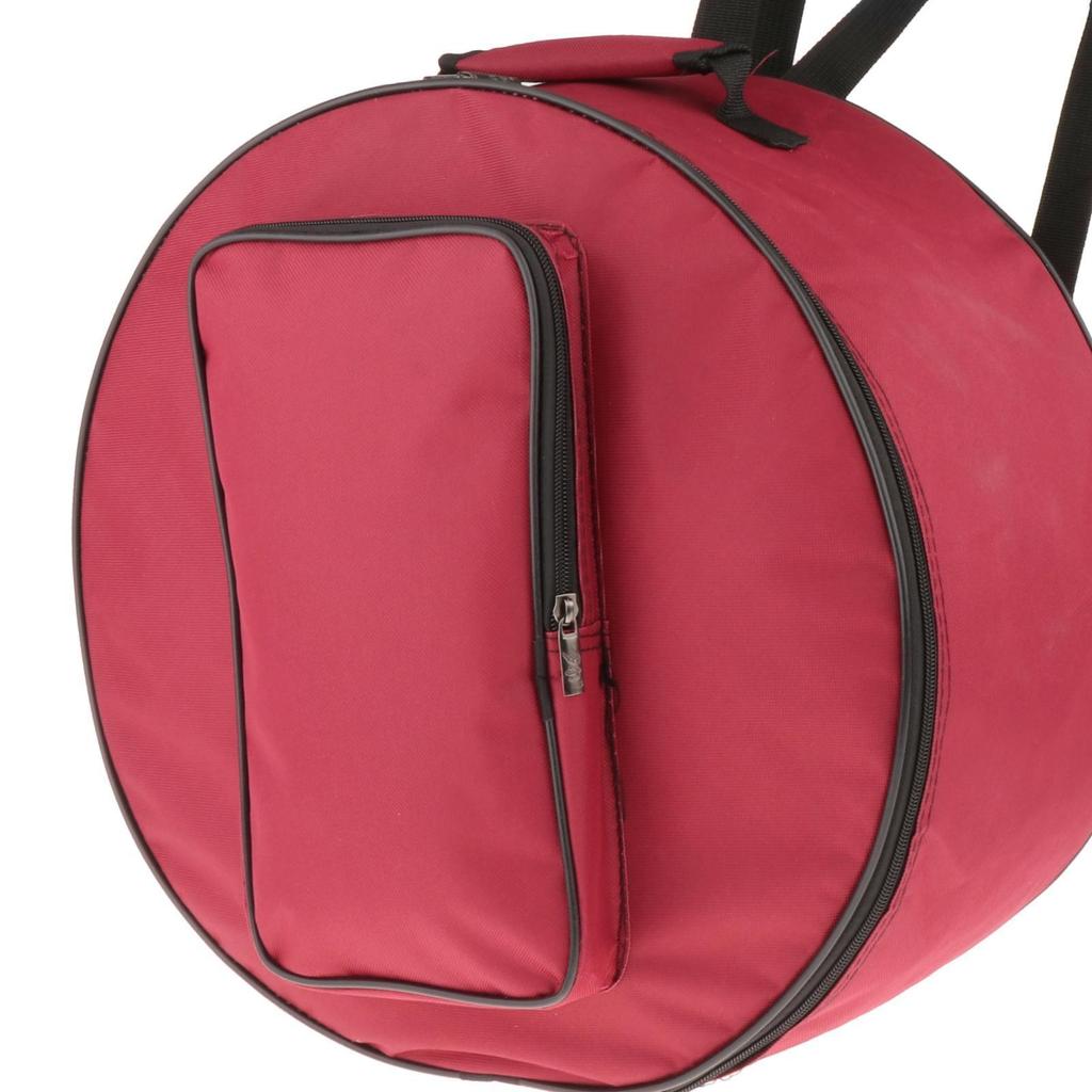 Koffer mit Trommel Schulterrucksack Aufbewahrung Snare Taschen Tasche Tasche Außengurt