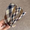 1/3pcs 1/2/3CM Able British Plaid Headbands for Women's And Girls Daily Casual Hair Hoops Accessories