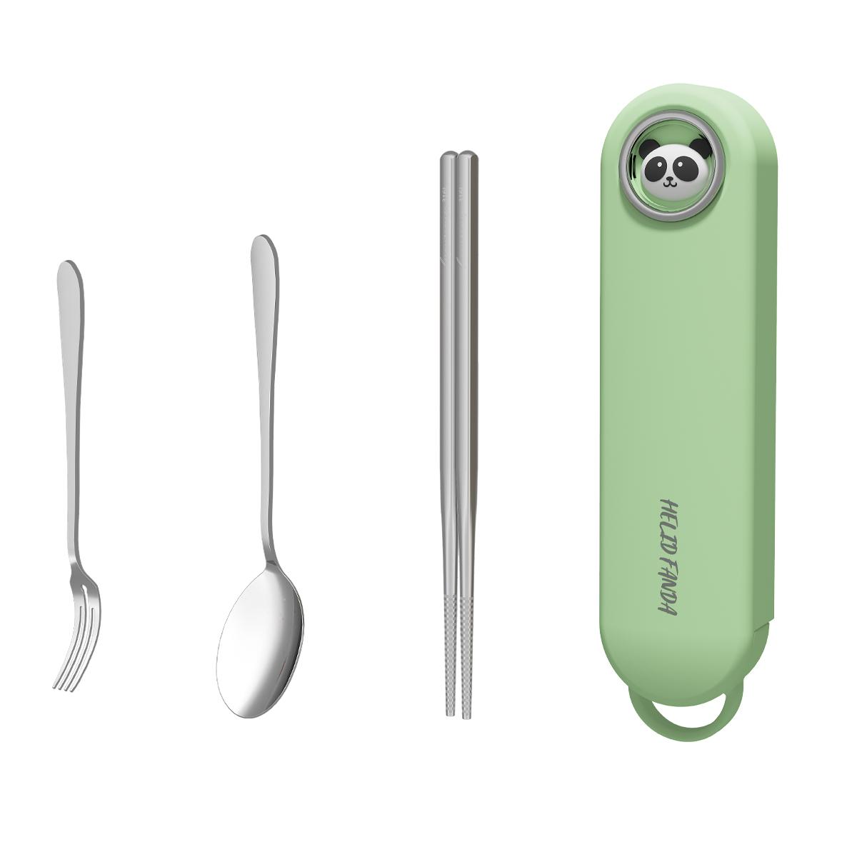 

Набор столовых приборов из нержавеющей стали 316, портативная ложка, вилка, палочки для еды с коробкой, дорожный набор столовых приборов, кухонный набор столовых приборов