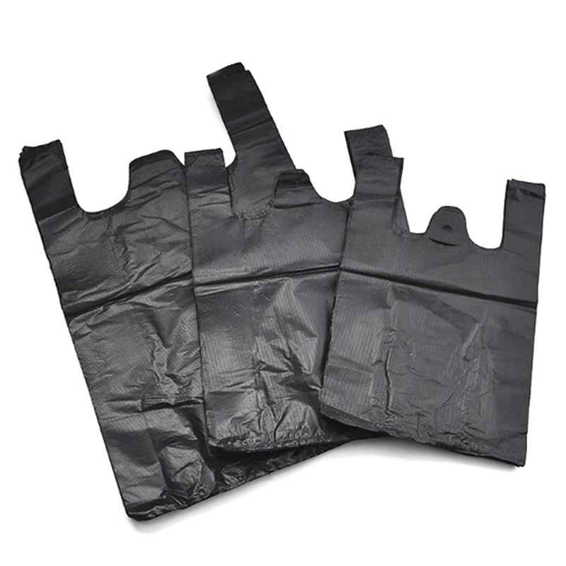80 Pezzi Sacchetto di Plastica Ispessito a Forma di Gilet Sacchetto Contenitore Sacchetto per Imballaggio da Asporto Shopping
