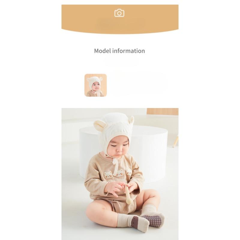 Novelty Cute Floor Socks for Toddlers, Non-slip Cotton Socks with Dots of Adhesive, Children's Socks for All Seasons for Boys and Girls