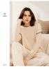 Autumn/Winter 100% Cashmere Versatile Clip-Edge Round Neck Sweater