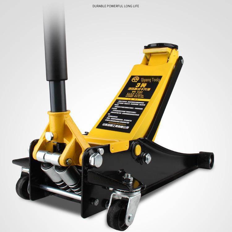 Ultra Low Profile 3 Ton Hydraulic Car Jack with Double Pump for Auto Repair and Tire Changes