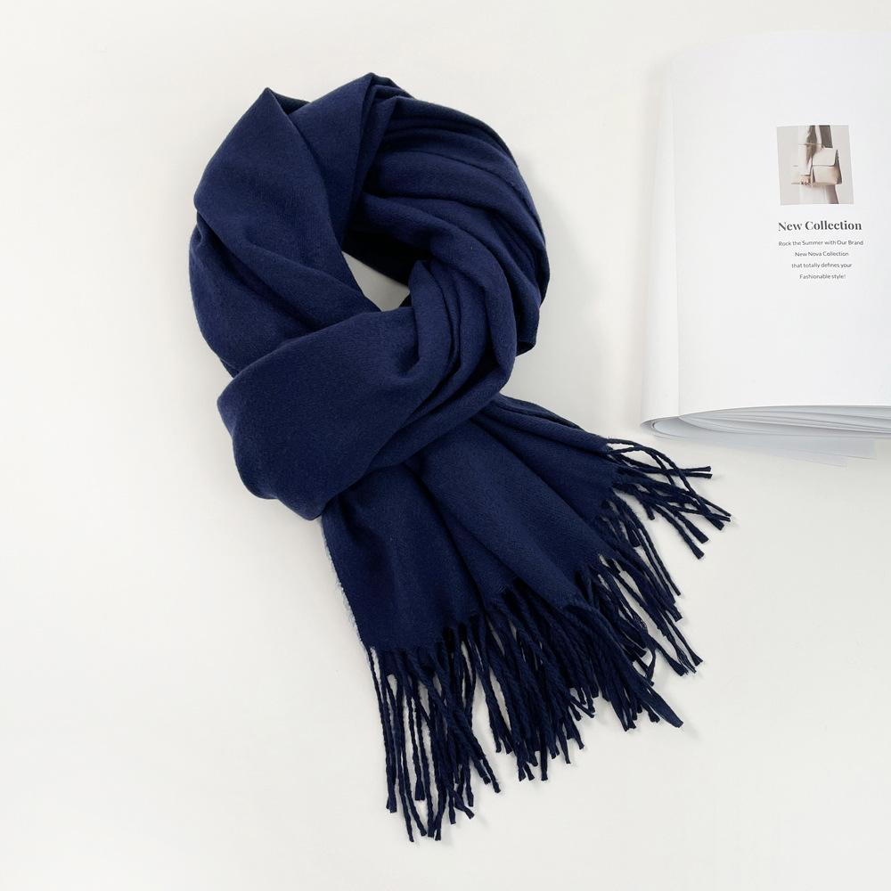 Čtyři roční období k dispozici Nový dámský všestranný kabát na vlasy Imitace kašmírové šály Teplá střední šála šál