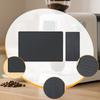 Silicone Coffee Mat Coffee Maker Mat Raised Edge with Dish Drying Pad for Potted Plants
