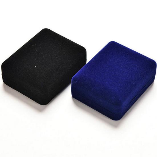 Velvet Necklace Jewelry Container Gift Display Box Ring Bracelet Storage Case
