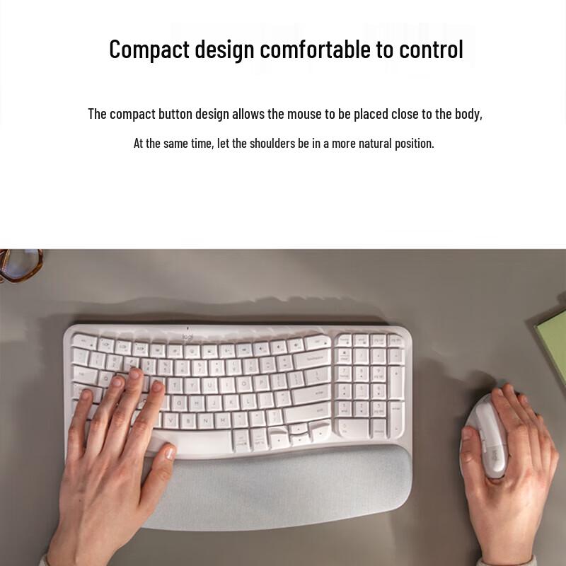 Logitech Wave Keys Ergonomic Wireless Keyboard