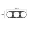 Carbon Fiber A/C Knob Frame Sticker for Mazda MX-5 Miata ND (2015-2021).