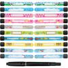 20PCS Id Bracelets for Kids,Safety Bracelets for Kids,Waterproof, Adjustable, Reble Bands for Boys and Girls with Bonus Writing Pen (10 Styles)