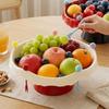 360° Rotating Fruit Water-Filtering Bowl Draining Fruit Serving Plate Snack Storage Plate  Kitchen