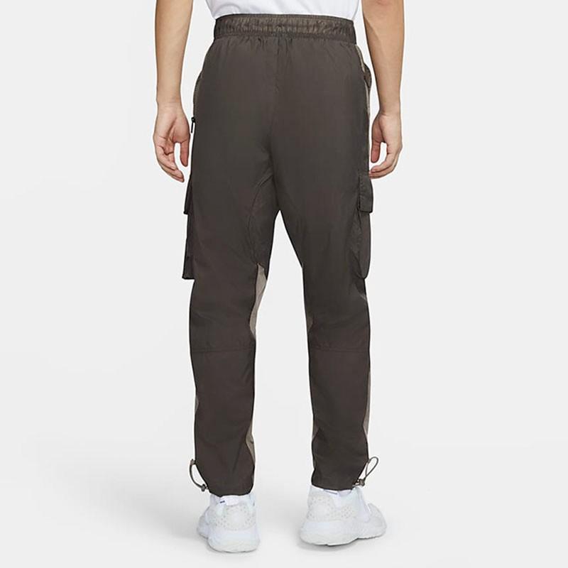 Jordan Cargo Pocket Twill Trousers Men Bottoms Olive-Grey CK9168-040