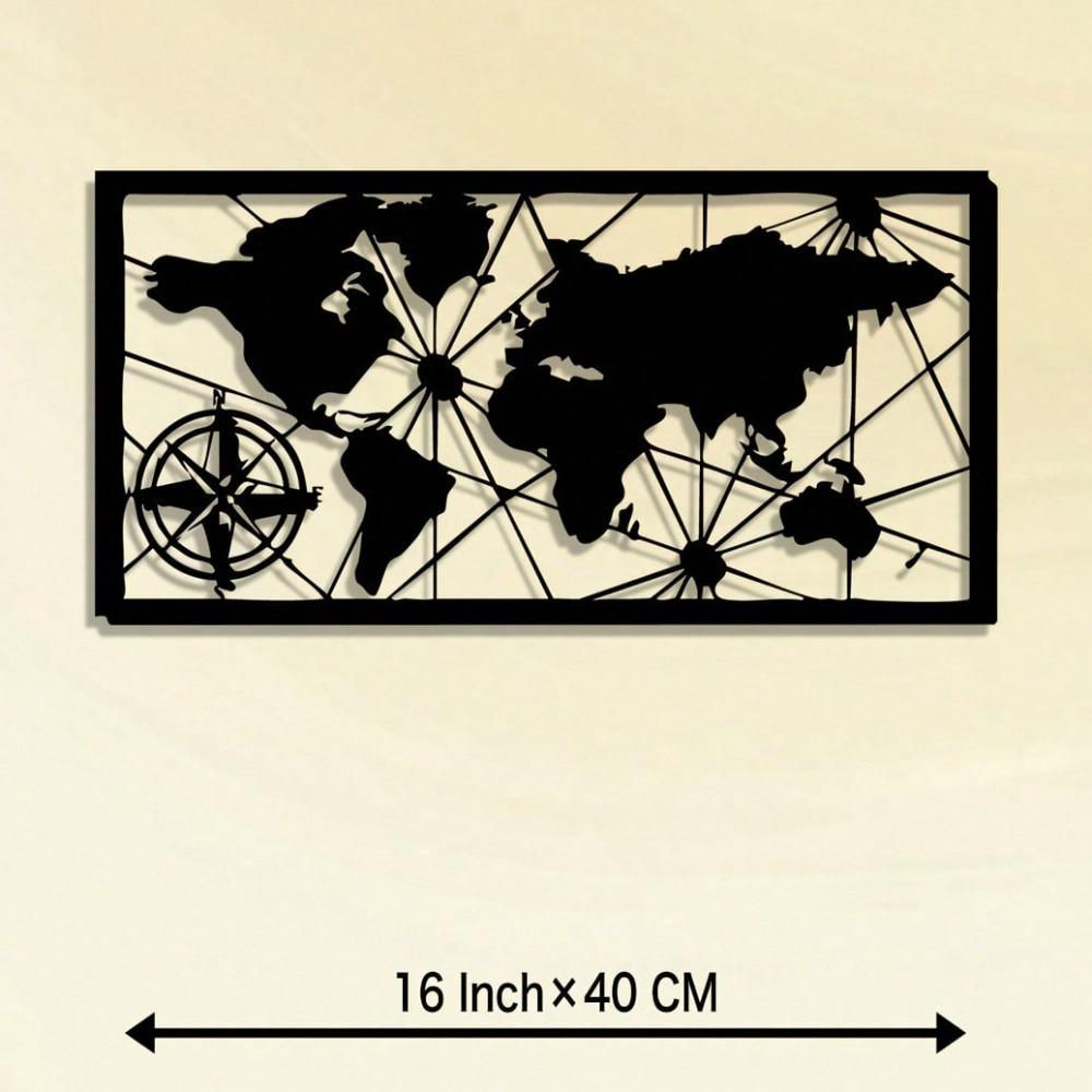 Minimalist Geometric Iron Wall Art Metal Decor Sculpture Modern Home Gift 20x40