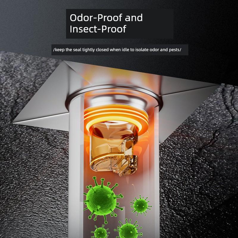 Old Floor Drain Renovation Device to Modify Sewer Cover Plate, Filter, Prevent Odor and Blockage, Prevent Odor Return in Bathroom