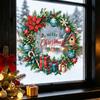 Christmas Static Cling Decals for Living Room, Bedroom and Holiday Party Decoration