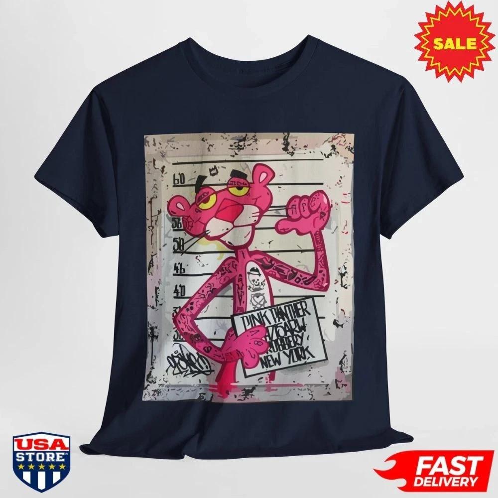 Pink Panther Cartoon Graphic Unisex TShirt Multi Color Options Full Size S3XL Unisex T-Shirt S