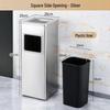Stainless Steel Commercial Ashtray Waste Bin