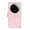 For Xiaomi 15 Ultra Leather Case Marble Pattern Phone Wallet Stand Cover with Wrist Strap